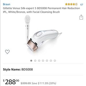 Braun Gillette silk expert